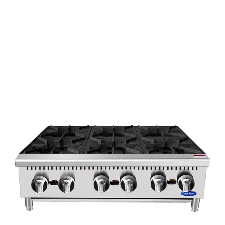 Atosa 36″ Six (6) Burner Hot Plate
