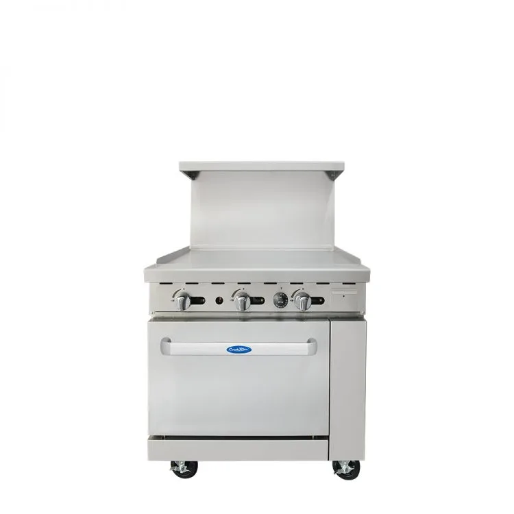 Atosa 36″ Gas Range with 36″ Griddle