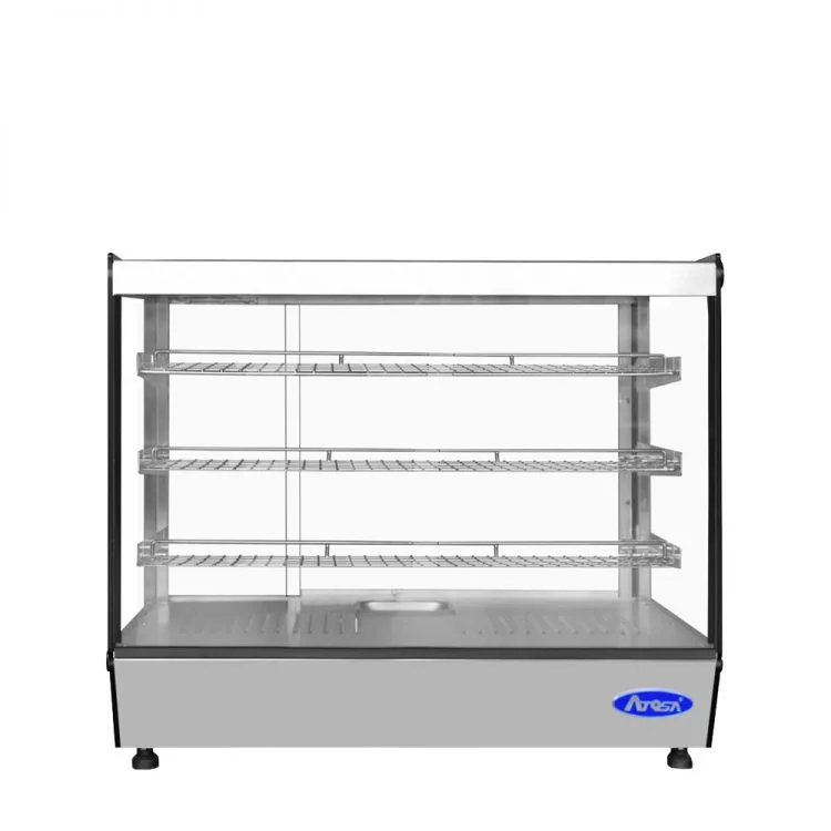 Atosa Countertop Heated Square Display Case (5.3 cu ft)