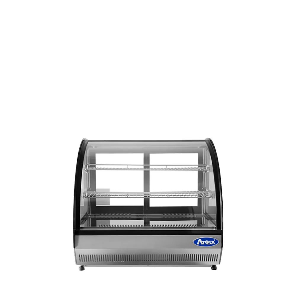 Atosa Countertop Refrigerated Curved Display Case (3.5 cu ft)