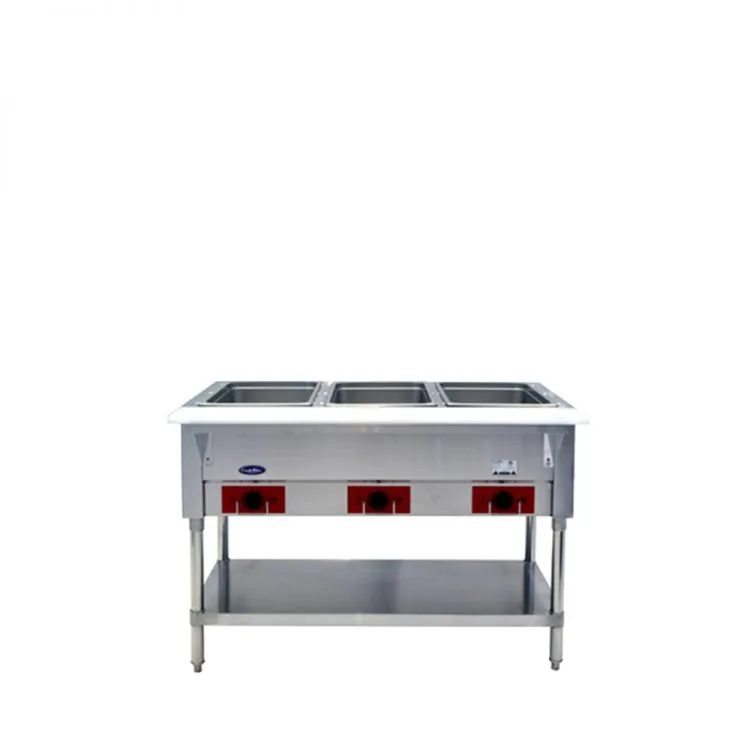 Atosa 3 Open Well Electric Steam Table