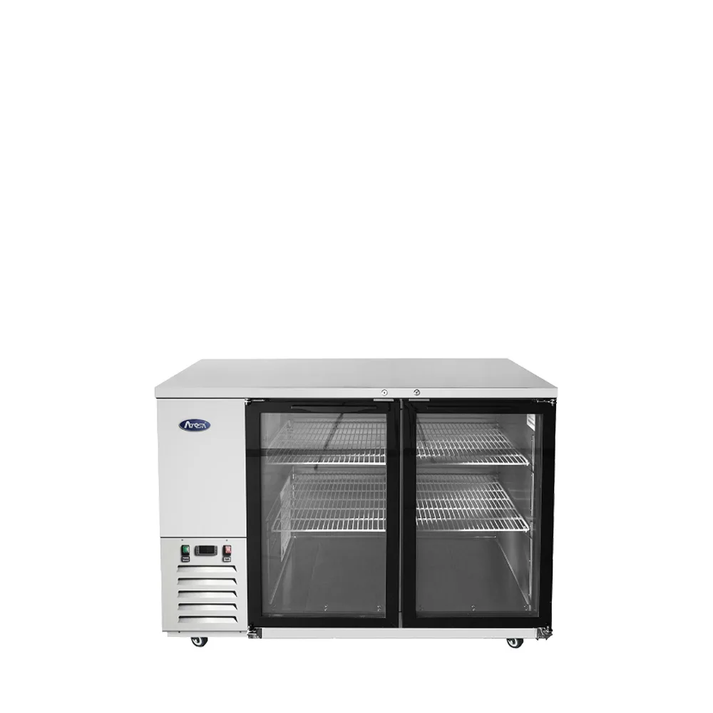Atosa 59″ Back Bar Cooler with Glass Doors