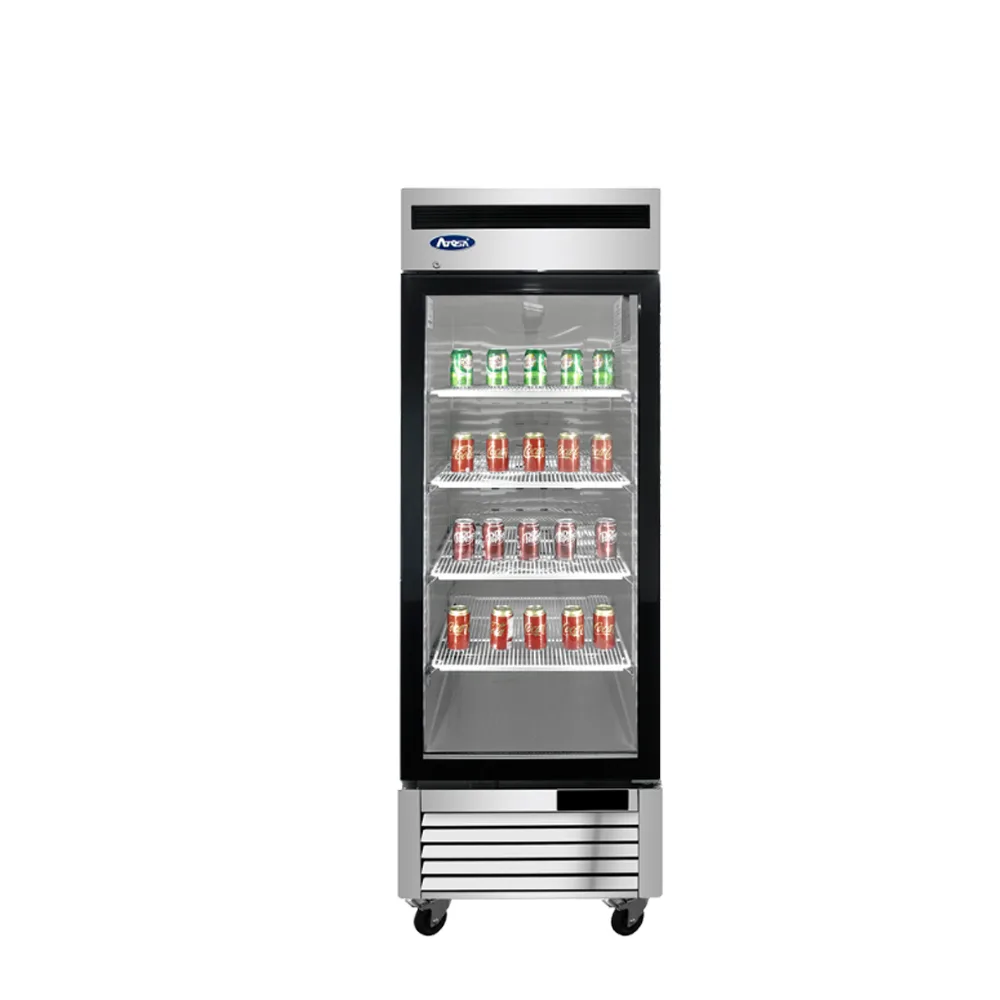 Atosa One (1) Glass Door Reach-in Freezer