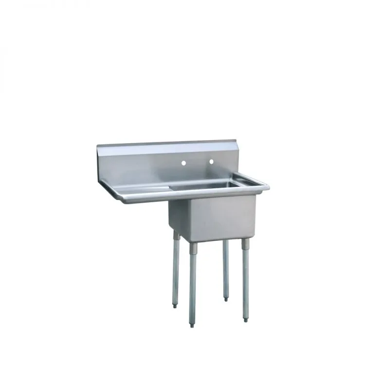 Atosa 18″ One Compartment Sink with Left Drain Board