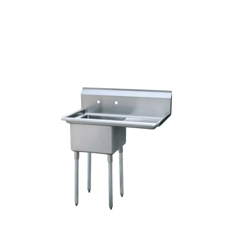 Atosa 18″ One Compartment Sink with Right Drain Board