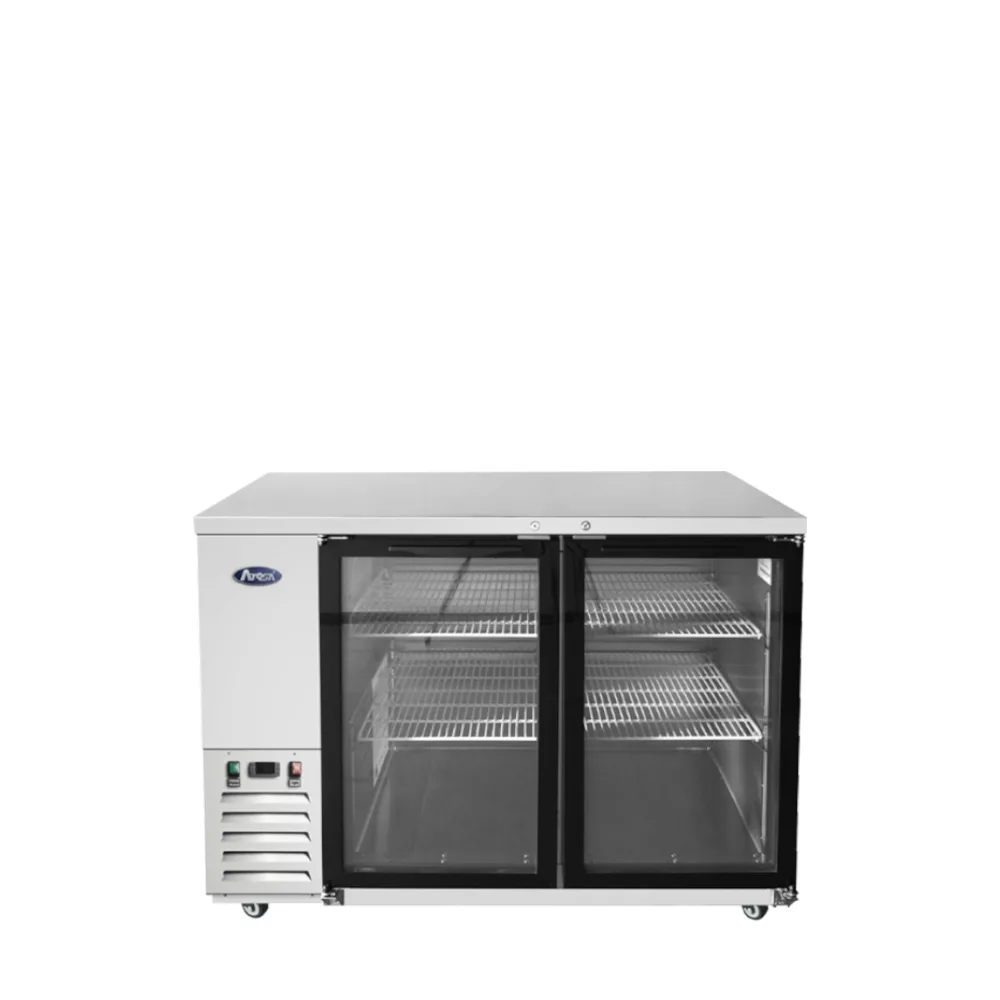 Atosa 48″ Shallow Depth Back Bar Cooler with Glass Door