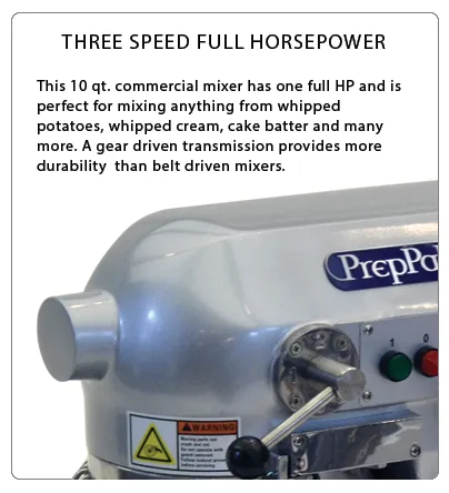 Atosa 30 lb Planetary Mixer feature