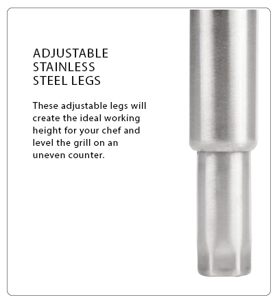 Atosa > 24″ Char Rock Broiler feature