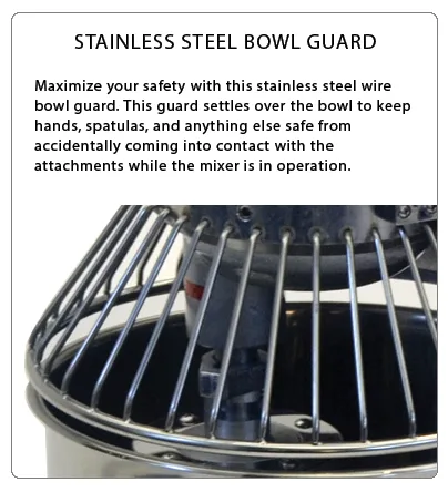 Atosa 30 lb Planetary Mixer feature
